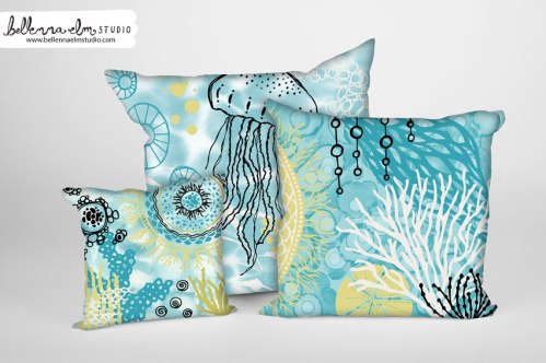 Aquatic Treasure Pillows
